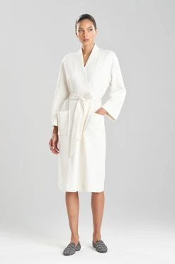 Quilted Infinity Jacquard Robe -Natori Sales Shop Quilted Infinity Jacquard Robe Cream by Natori 04515.1662728384