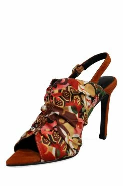Reen Ikebana Silk Open Toe Sling 15 Reen Ikebana Silk Open Toe Sling -Natori Sales Shop REEN SL IKE 8 73397.1664550447