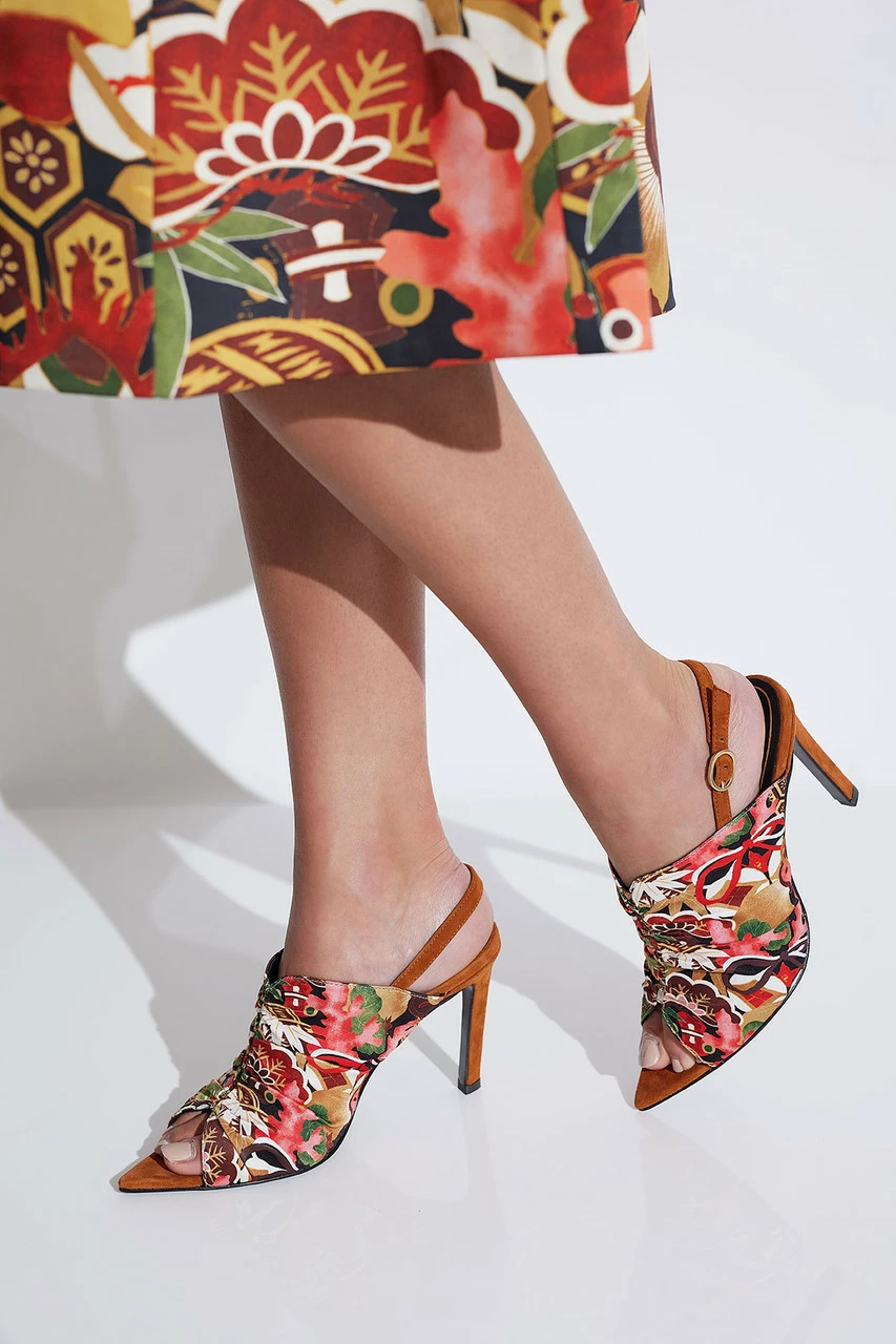 Reen Ikebana Silk Open Toe Sling 6 Reen Ikebana Silk Open Toe Sling - Image 6