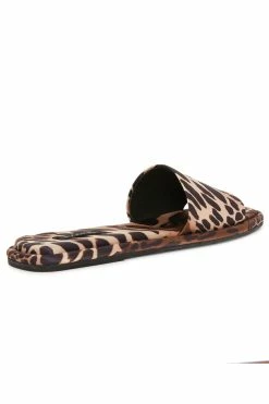 Radial Luxe Leopard Satin Slide -Natori Sales Shop Radial Luxe Leopard Satin Slide Chestnut by Natori 4 77380.1643918336