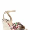 Rae Tropical Braided Wedge Sandals