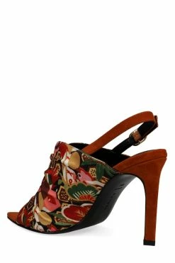 Reen Ikebana Silk Open Toe Sling 12 Reen Ikebana Silk Open Toe Sling -Natori Sales Shop Reen Ikebana Silk Open Toe Sling Multi by Natori 5 35804.1664550445