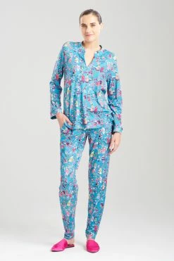 Ren Mandarin PJ -Natori Sales Shop Ren Mandarin PJ Dark Teal by N Natori 2 20293.1692792363