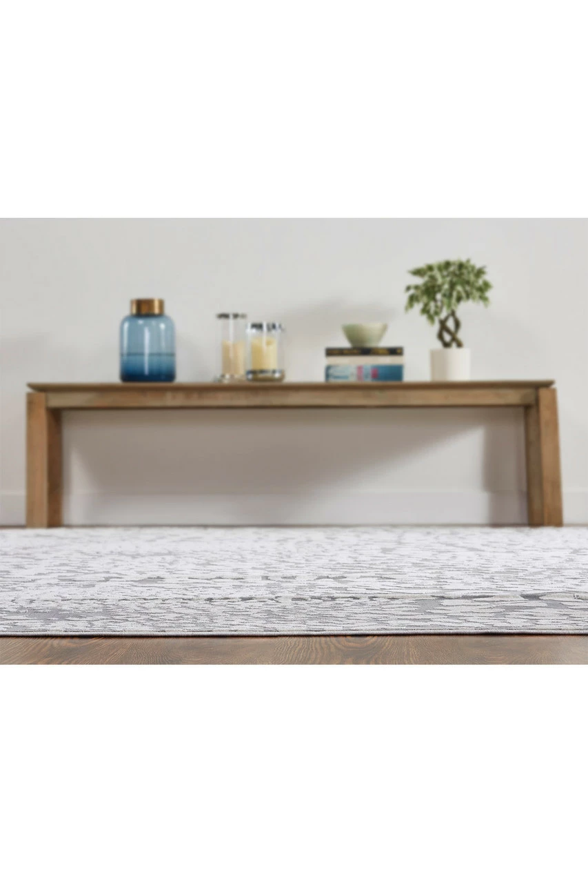 Serengeti- Light Grey Leopard Rug 7 Serengeti- Light Grey Leopard Rug - Image 7