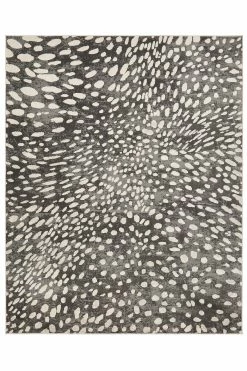 Serengeti- Charcoal Spotted Rug