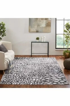 Serengeti- Charcoal Spotted Rug 14 Serengeti- Charcoal Spotted Rug -Natori Sales Shop SG 628 6 76005.1603226181