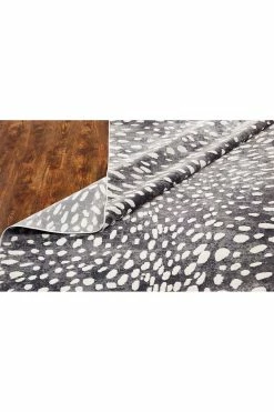Serengeti- Charcoal Spotted Rug 16 Serengeti- Charcoal Spotted Rug -Natori Sales Shop SG 628 8 86049.1603226181