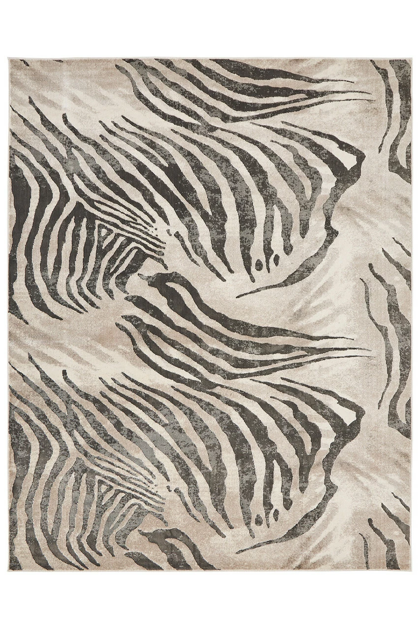 Serengeti- Charcoal Zebra Rug 1 Serengeti- Charcoal Zebra Rug
