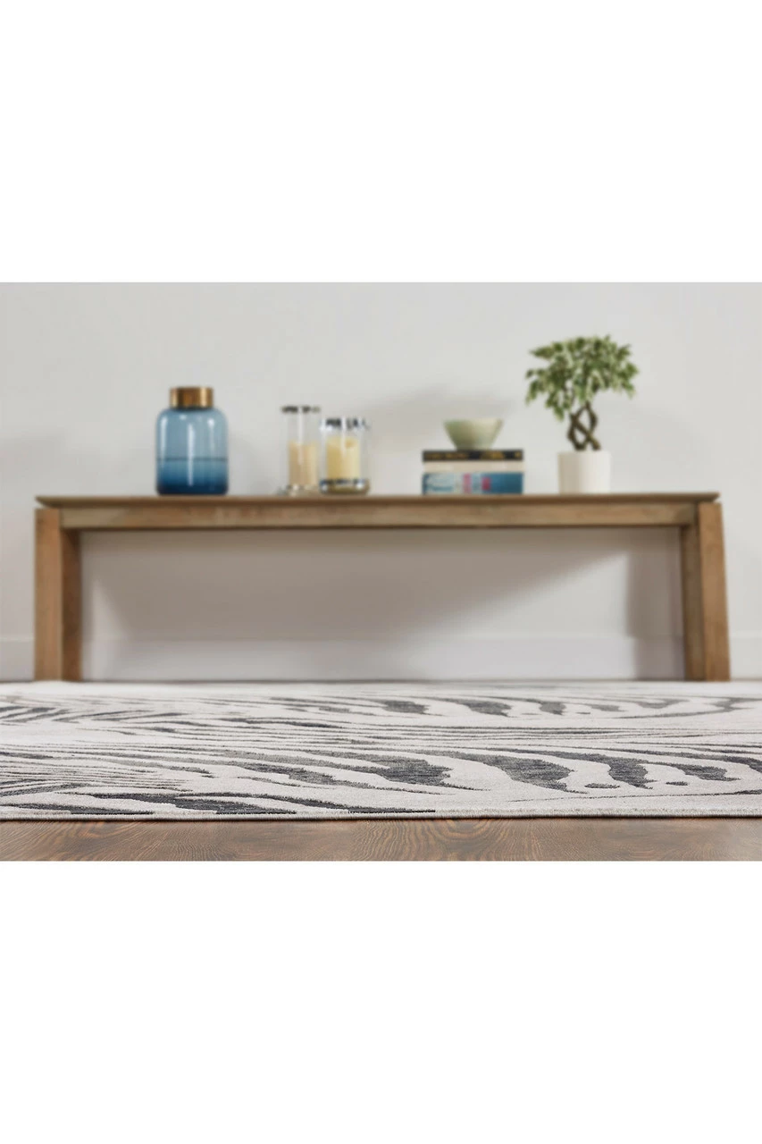 Serengeti- Charcoal Zebra Rug 7 Serengeti- Charcoal Zebra Rug - Image 7