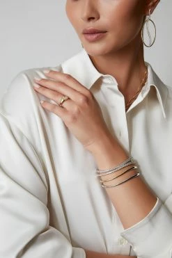 Shangri-La Brushstroke 14K Gold Bracelet 33 Shangri-La Brushstroke 14K Gold Bracelet -Natori Sales Shop SHOT 4 281 01701.1630090206