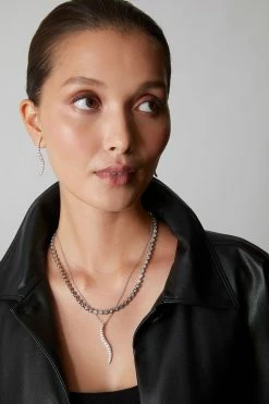 Shangri-La Brushstroke 14k Gold And Diamond Medium Pendant Necklace -Natori Sales Shop SHOT 7 557 84567.1628897062