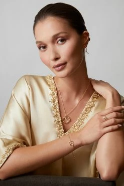 Shangri-La Yin-Yang 14K Gold And Diamond Bolo Bracelet 13 Shangri-La Yin-Yang 14K Gold And Diamond Bolo Bracelet -Natori Sales Shop SHOT 10 991 99687.1631035886