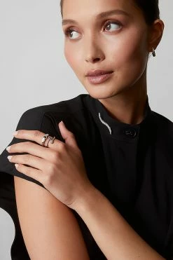 Shangri-La Brushstroke 14k Gold And Diamond Brooch -Natori Sales Shop SHOT 20 1795 03380.1630346446