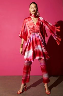 Yoriko Silk Fringe Scarf -Natori Sales Shop SHOT 35 2359 49615.1692725340