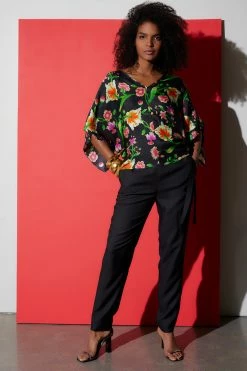 Chikayo-Obi Silk Kimono Top 11 Chikayo-Obi Silk Kimono Top -Natori Sales Shop SHOT 9 16456 12382.1644592734