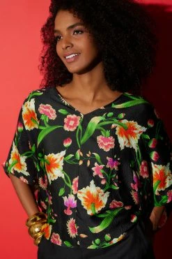 Chikayo-Obi Silk Kimono Top 10 Chikayo-Obi Silk Kimono Top -Natori Sales Shop SHOT 9 16518 34571.1644592733