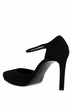 Sae Suede Square Toe Platform Pump -Natori Sales Shop Sae Suede Square Toe Platform Pump Black by Natori 5 95471.1664557854