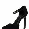 Sae Suede Square Toe Platform Pump
