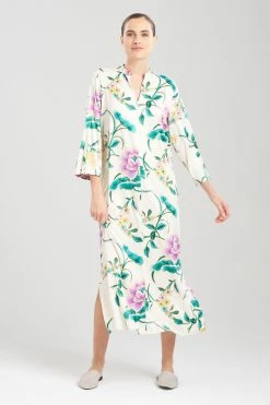 Sarasa Satin Zip Caftan