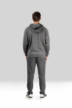 Sathya Double Face Fleece Pullover Hoodie 21 Sathya Double Face Fleece Pullover Hoodie -Natori Sales Shop Sathya Double Face Fleece Pullover Hoodie Volcanic Ash by Natori 2 96807.1659131095