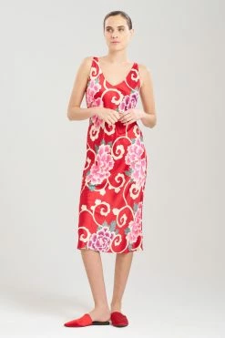 Saz Gown 10 Saz Gown -Natori Sales Shop Saz Gown Brocade Red Multi by N Natori 2 63529.1692804766