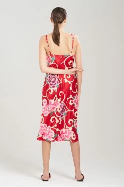 Saz Gown 11 Saz Gown -Natori Sales Shop Saz Gown Brocade Red Multi by N Natori 90068.1692804766