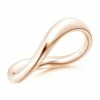 Shangri-La Brushstroke 14K Gold Stacking Ring