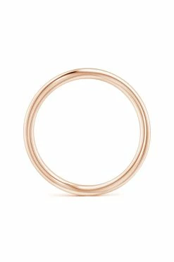 Shangri-La Brushstroke 14K Gold Stacking Ring -Natori Sales Shop Shangri La 14K Rose Gold Brushstroke Stackable Ring by Natori 2 17005.1628874473