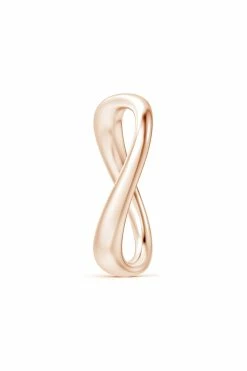 Shangri-La Brushstroke 14K Gold Stacking Ring -Natori Sales Shop Shangri La 14K Rose Gold Brushstroke Stackable Ring by Natori 3 16845.1628874475