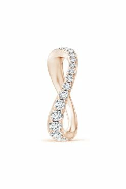 Shangri-La Brushstroke 14K Gold And Diamond Full Eternity Stacking Ring 26 Shangri-La Brushstroke 14K Gold And Diamond Full Eternity Stacking Ring -Natori Sales Shop Shangri La 14K Rose Gold Full Eternity Diamond Ring by Natori 3 15619.1628875100