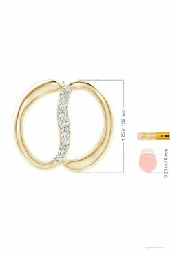 Shangri-La Yin-Yang 14K Gold And Diamond Brooch 11 Shangri-La Yin-Yang 14K Gold And Diamond Brooch -Natori Sales Shop Shangri La 14K Yellow Gold Yin Yang Diamond Brooch by Natori 4 93003.1628692386