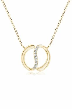 Shangri-La Yin-Yang 14K Gold And Diamond Chain Pendant Necklace