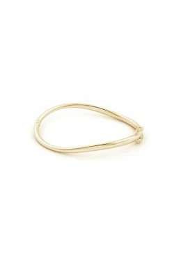 Shangri-La Brushstroke 14K Gold Bracelet