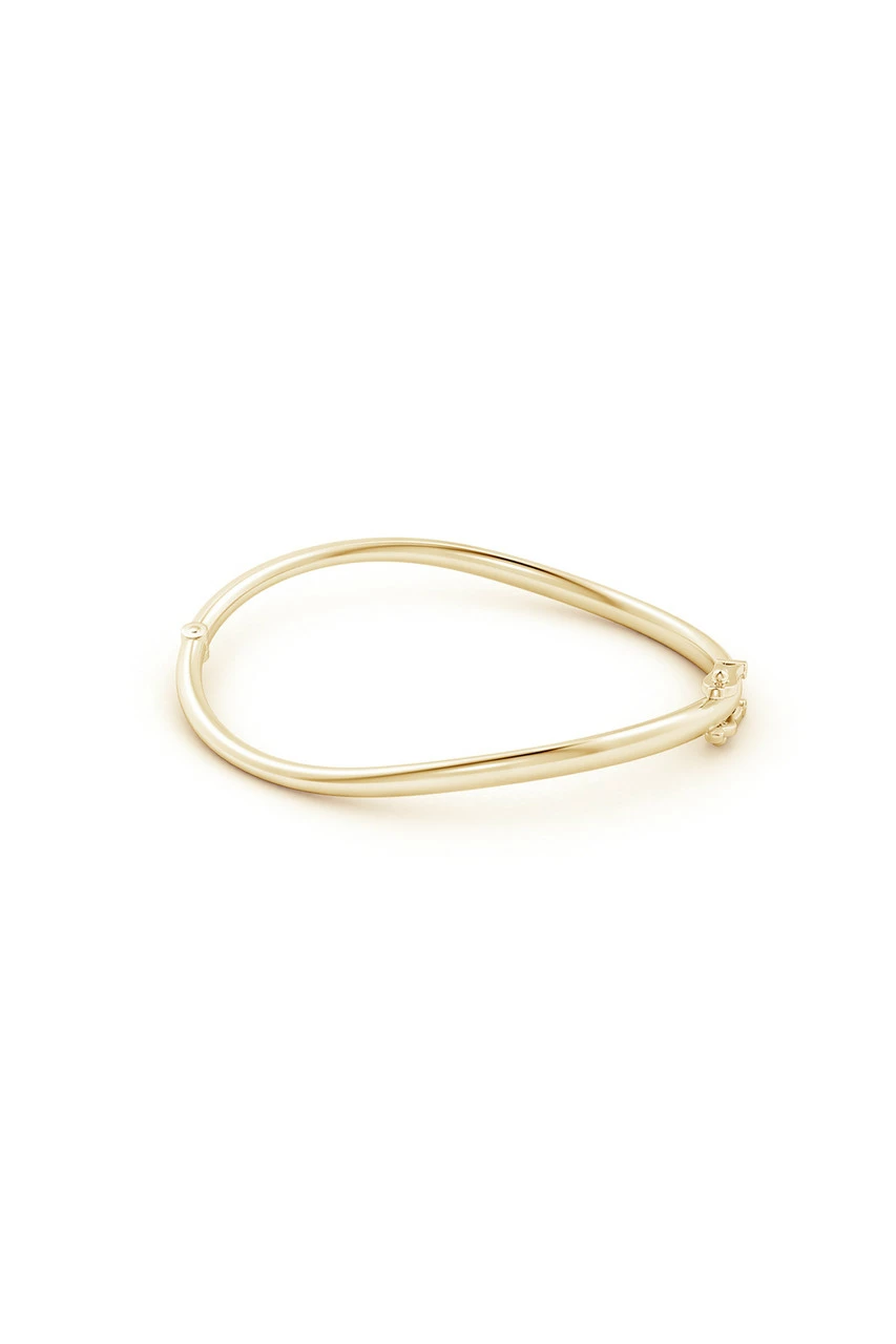 Shangri-La Brushstroke 14K Gold Bracelet 1 Shangri-La Brushstroke 14K Gold Bracelet