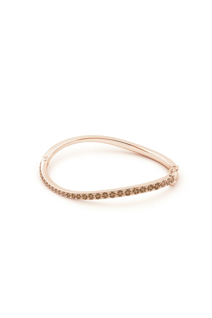 Shangri-La Brushstroke 14K Gold And Coffee Diamond Full Bracelet 2 Shangri-La Brushstroke 14K Gold And Coffee Diamond Full Bracelet - Image 2