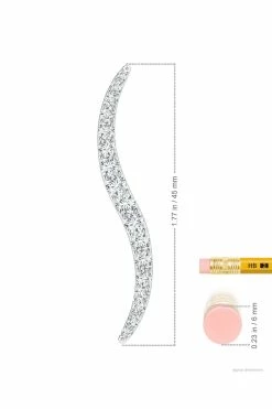 Shangri-La Brushstroke 14k Gold And Diamond Large Pendant Necklace -Natori Sales Shop Shangri La Brushstroke 14k White Gold Pendant Necklace by Natori 5 27847.1628692672