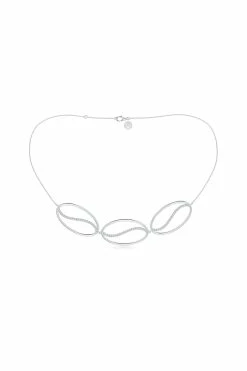 Shangri-La Elliptical Yin-Yang 14K Gold And Diamond Trio Necklace