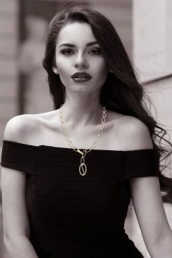 Shangri-La Elliptical Yin-Yang 14K Gold And Diamond Y Necklace -Natori Sales Shop Shangri La Elliptical 14K Yellow Gold Yin Yang Diamond Y Necklace by Natori 3 10995.1628691774