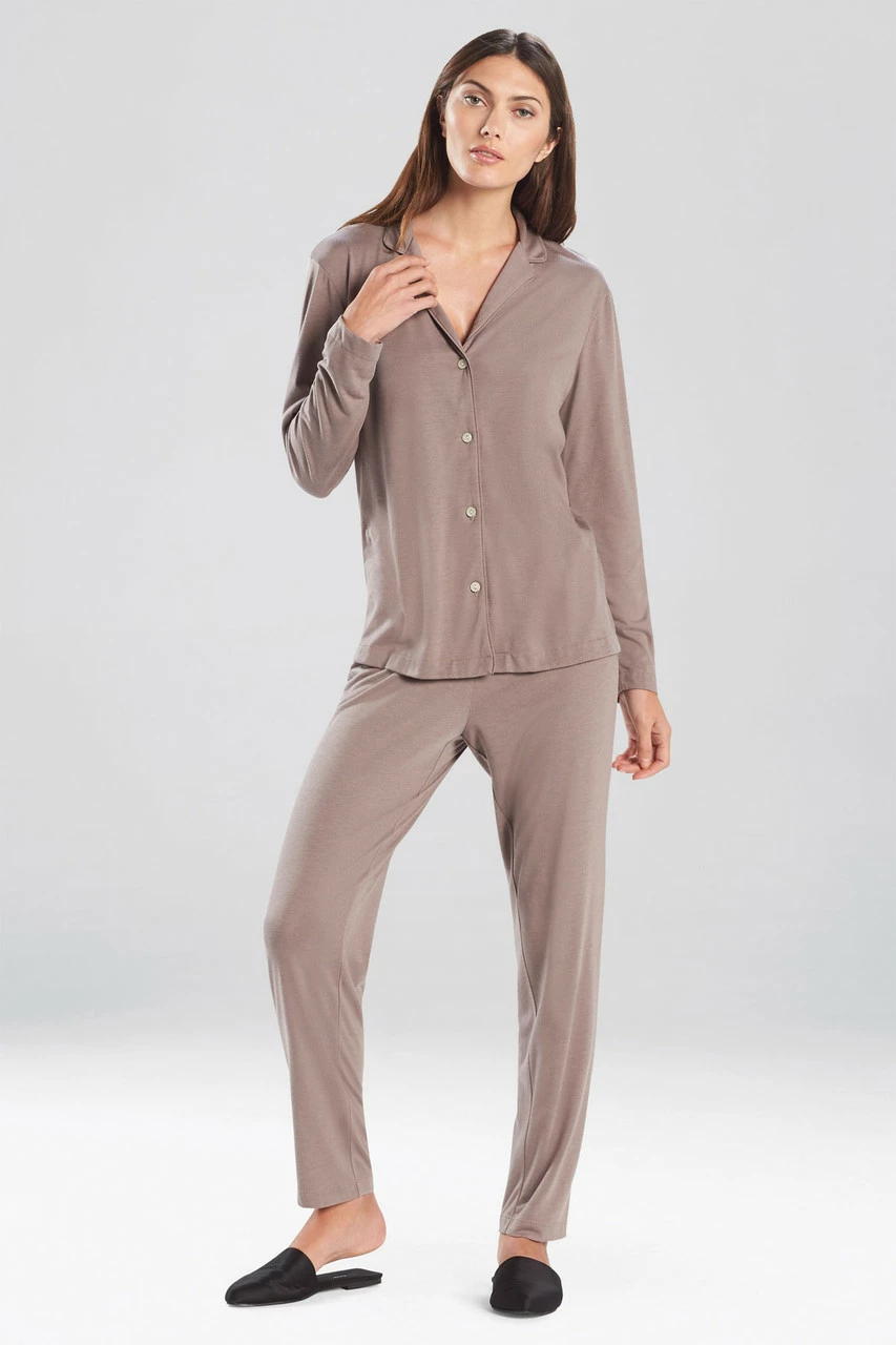Shangri-La TENCEL™ Long Sleeve Notch PJ 4 Shangri-La TENCEL™ Long Sleeve Notch PJ - Image 4