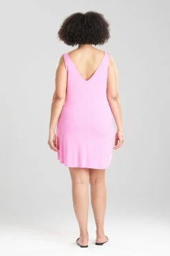 Shangri-La TENCEL™ V-Neck Chemise 47 Shangri-La TENCEL™ V-Neck Chemise -Natori Sales Shop Shangri La V Neck Chemise Heather Violet Quartz by Natori 4 40333.1660081169