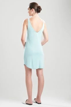 Shangri-La TENCEL™ V-Neck Chemise 37 Shangri-La TENCEL™ V-Neck Chemise -Natori Sales Shop Shangri La V Neck Chemise Wave Blue by Natori 2 38177.1643225832