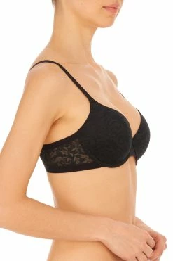 Sheer Illusion Contour Underwire Bra -Natori Sales Shop Sheer Illusion Contour Underwire Bra Black by Natori 3 09047.1689352643