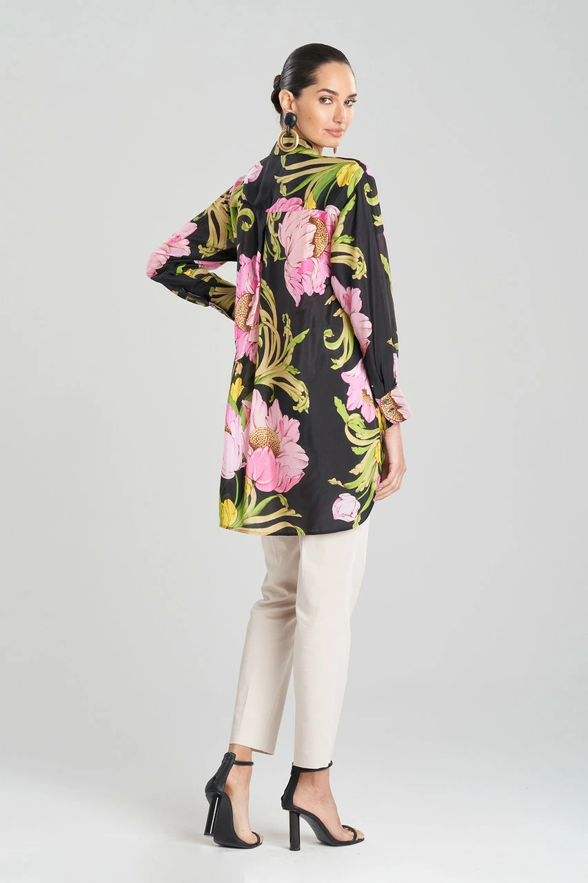 Shinjo Obi Silk Oversized Top 2 Shinjo Obi Silk Oversized Top - Image 2