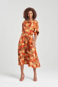Shugo Cotton Silk Boatneck Dress 6 Shugo Cotton Silk Boatneck Dress -Natori Sales Shop Shugo Cotton Silk Boatneck Dress Carnelian by Natori 29205.1659456658