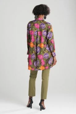 Shugo Cotton Silk Shirt 12 Shugo Cotton Silk Shirt -Natori Sales Shop Shugo Cotton Silk Shirt Olive by Natori 2 59362.1659456794
