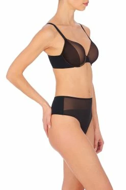 Side Effect Contour Underwire Bra -Natori Sales Shop Side Effect Contour Underwire Bra High Rise Thong Black by Natori 2 29107.1669229843