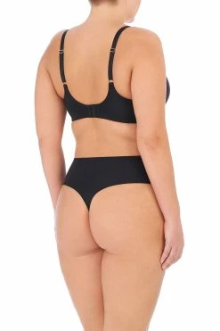 Side Effect Contour Underwire Bra -Natori Sales Shop Side Effect Contour Underwire Bra High Rise Thong PLUS Black by Natori 3 27526.1669229855