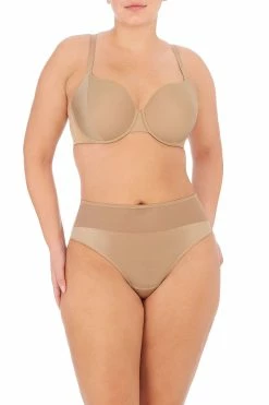 Side Effect Contour Underwire Bra -Natori Sales Shop Side Effect Contour Underwire Bra High Rise Thong PLUS Cafe by Natori 85097.1669229770