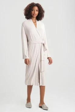 Soho Brush Robe - Basics -Natori Sales Shop Soho Brush Robe Mauve by N Natori 04104.1647971229