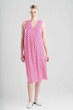 Soho Geo-Printed Challis Gown